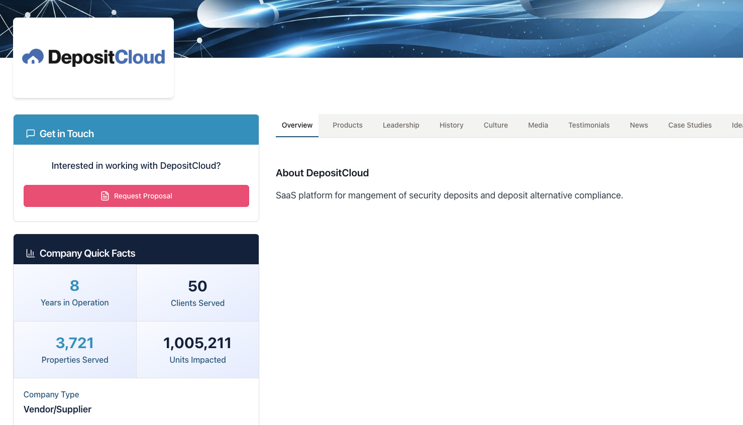 DepositCloud Company Profile
